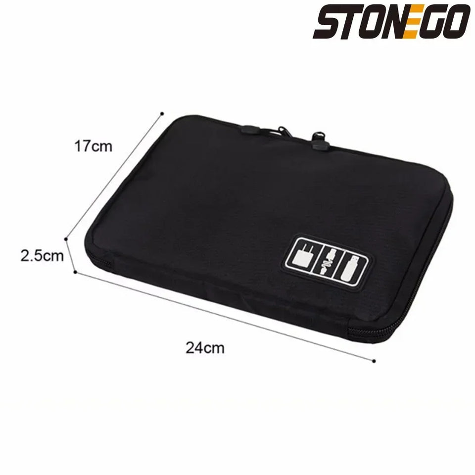 USB Charger Storage Bag Gadget Cable Organizer Storage Bag Waterproof Data Line Travel Suitcase Portable Electronic Organizer