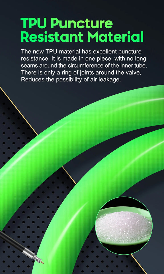 CYCLAMI Ultralight Bike Inner Tube 26 27.5 29 Inches MTB Bicycle TPU Material Tire 45mm French Valve Super Light Anti-Oxidation