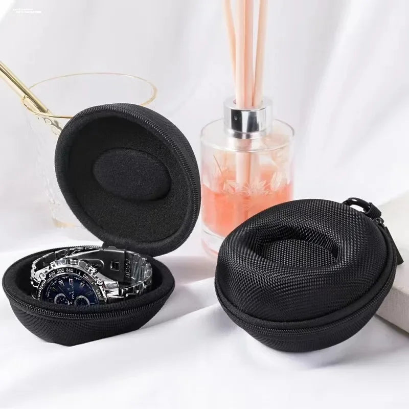 Travel Case Portable Storage Box for Single Watch Shock and Impact-resistant for Wristwatches Smart Watches Accessories
