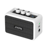 Aroma AG-04 Guitar Amp, Rechargeable Wireless Mini Electric Guitar Amplifier,Portable Amp with Clean and Overdrive Effects