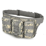 Waterproof Oxford Men Fanny Pack Tactical Military Army Waist Bag Hiking Outdoor Camping Shoulder Bum Belt Bum Sport Chest Bags