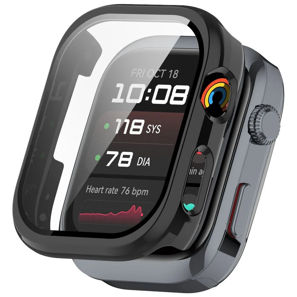 Tempered Glass+PC Case for Huawei Watch D2 Screen Protector Anti-scratch Bumper Protective Cover for Huawei Watch D2 Accessories
