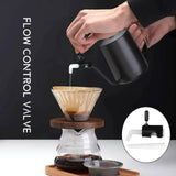 Coffeeware Coffee Makers Pour Over Coffee Kettle Gooseneck Drip Kettle Flow Control Valve Accessaries for Coffee Kitchen