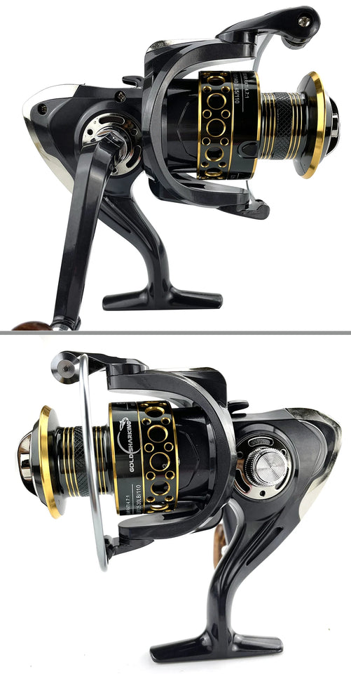 Spinning Fishing Reel 2000-7000 All Metal Spool 8-10KG Power Hard Gear Light & Tough Body Smooth Long Casting Coil