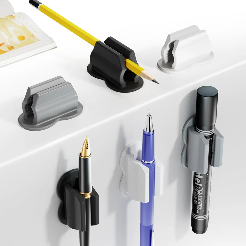 Desk Organizer Anti-Lost Adhesive Holder Pencil Holder Adhesive Stationery Organizer For Home Teacher Student
