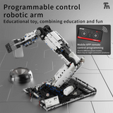 1029PCS Robotic Arm Building Blocks Set Remote Mechanical Arm Model Bricks Desktop Decoration Diy Toys For Boys Holiday Gifts