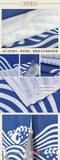 Japanese Style Ocean Wave Horizontal Curtain Sushi Restaurant Noren Curtain Restaurant Kitchen Curtain Bar Home Decoration