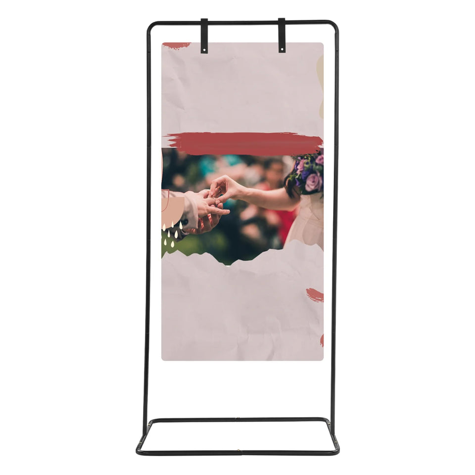 Wedding Sign Holder 175x80cm,Adjustable Display Stand for Wedding Sign Rectangular  Display Stand Wedding arch stand