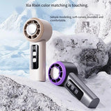 Refrigeration Turbo Cooling Mini Fan USB Adjustable Handheld Fan Suitable Office Outdoor Portable Personal Fan