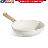 24cm Nonstick Frying Pan Granite Coating Induction Skillet Heavy Duty Omelet Pan Easy Clean Safe Cookware