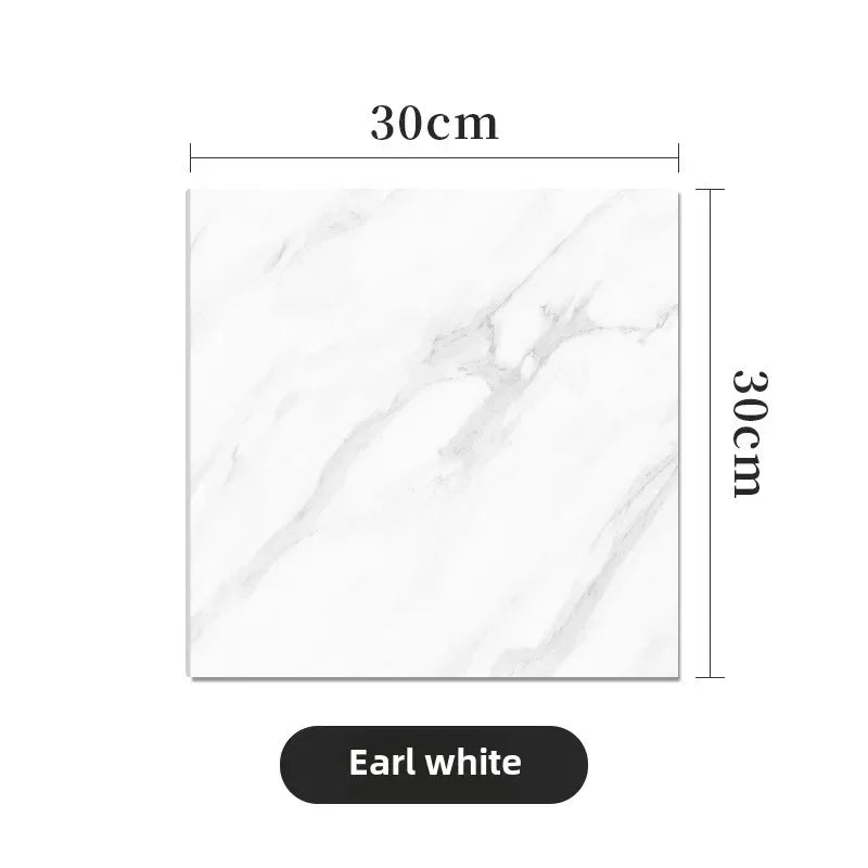 Self Adhesive Imitation Tile Wall Sticker Waterproof Anti Moisture Bathroom Wallpaper Decorative Faux Tile Film For Home Decor