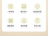 1L cold brew coffee maker manual cold water coffee maker and high capacity water bottle summer portable juice tea coffee kettle