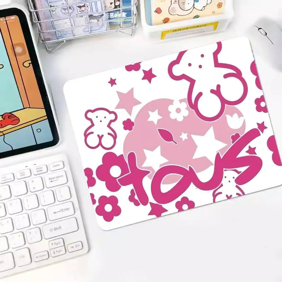 Classic Jewelry Logo T-Tous Animation Keyboard Mat Table Mat Students Gabinete PC Gamer Desktop Mouse Pad For PC Computer Table