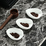 Handmade Ceramic Coffee Bean Dosing Tray Weighing Plate Multi-use Tea Bowl for Coffee Bar Home