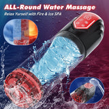 New LCD Automatic Sucking Licking Masturbator Cup 9 Thrusting Rotating Pocket Pussy Pumps & Enlargers Stroker Blowjob Penis Pump