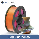 ANYCUBIC Dual-Color Silk Filament Silk Texture FDM 3D Printer PLA Filament Shine Bright Multicolor Silk 3D Printing Material