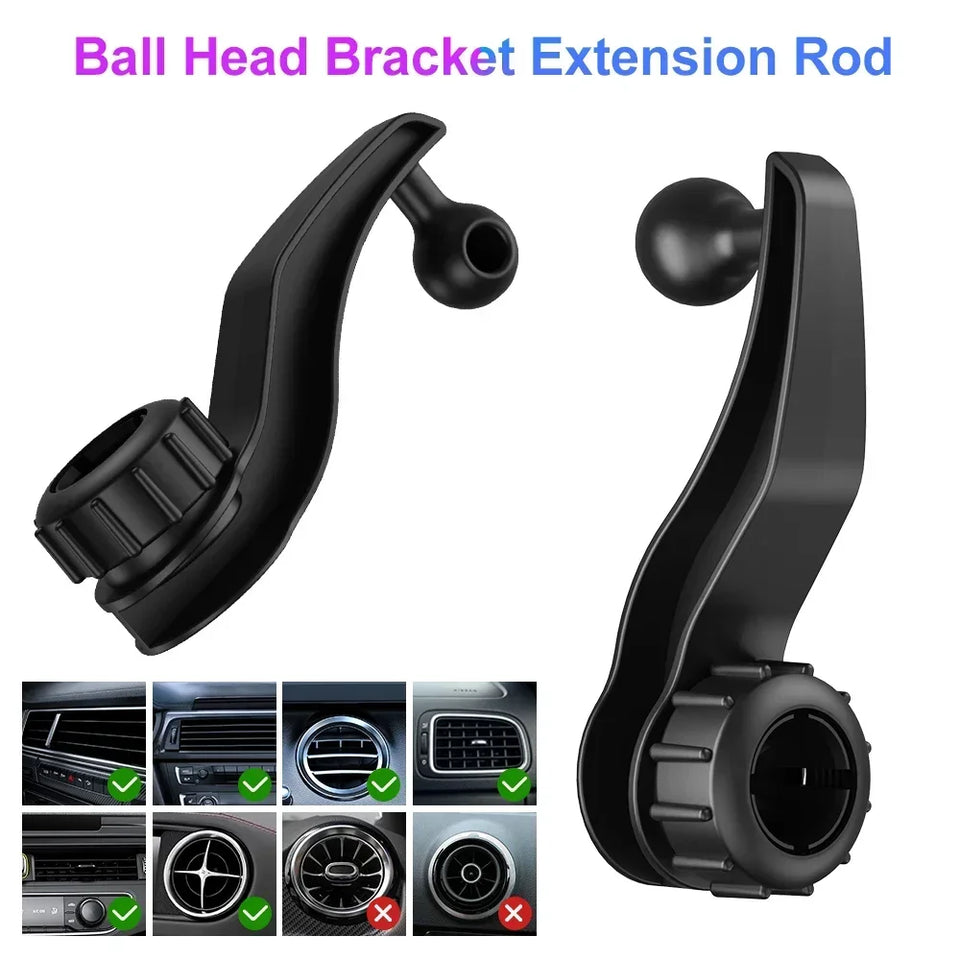 202517mm Ball Joint Bracket Extension Rod for Car Air Outlet Phone Stand Tablet Holder Mobile Phone Holder Accessories