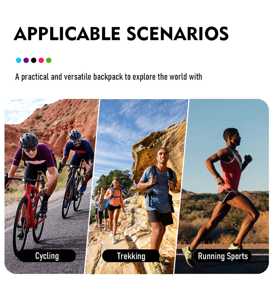 ThinkRider Bicycle Bike Bags Water Bag 12L Portable Waterproof Road Cycling Bag Outdoor Sport Climbing Pouch Hydration Backpack