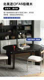 Restaurant Round Dining Table Modern Living Room Lounge Wood Nordic Dining Table Folding High Mesas De Comedor Home Furniture