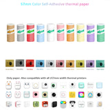 Mini Portable Printer,Thermal Label Maker Printer,For Wireless Bluetooth Photo Memo Stickers Inkless Suitable For Home, Office