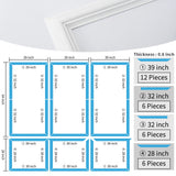 Pre-Cut Wainscoting Panel Kit, 3-Piece Wall Molding for Living Room Bedroom Accent Wall, Glue Installation, DIY Home Decor
