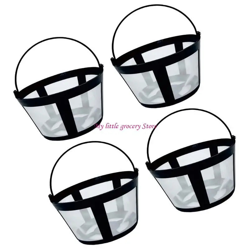 4Pcs Stable Basket Coffee Filter Coffee Strainer for 12 Cup Coffeemakers D5BD