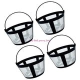 4Pcs Stable Basket Coffee Filter Coffee Strainer for 12 Cup Coffeemakers D5BD