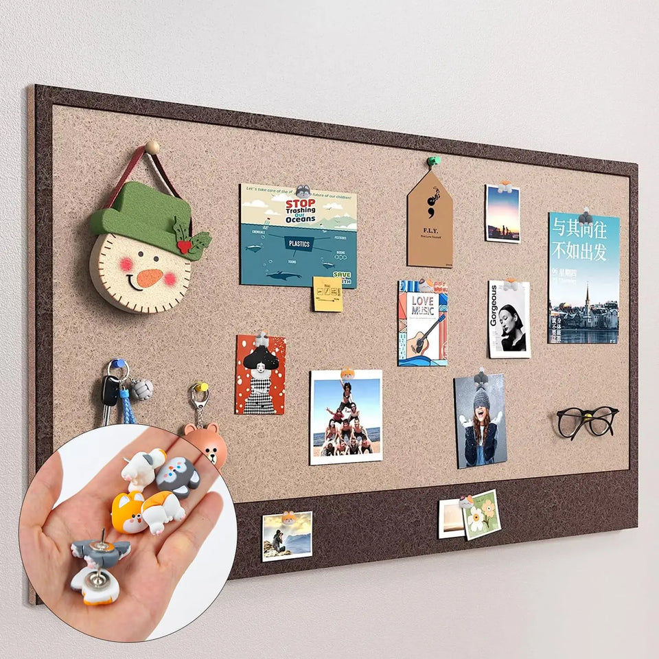 Bview Art 20/30 Pcs Dog Cat Push Pins Cute Decorative Animal Thumb Tacks Cork Board Thumbtacks for Bulletin Board