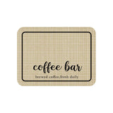 Hot Coffee Machine Rug No Cleaning Antifouling Technology Leather Water Control Cushion Coffee Cup Water Absorbing Pad