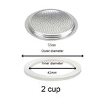 Coffee Rubber Sealing Ring Gasket Washer Gasket Replacenent Cups Rings For Moka Pot Espresso Coffee Makers Kitchen Supplies