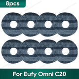 Compatible for Eufy Omni C20 Accessories Dust Bag Hepa Filter Roller Side Brush Mop Cloth Spare Parts