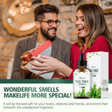 Tea tree essential oil, extracted from natural plants, is suitable for body massage and hair care, nourishing and moisturizing.