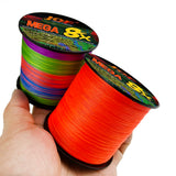 JOF X8 PE Braided Fishing Line Pesca Carp Multifilament Fly Wire Japanese Saltwater 1000M 500M 300M 18LB-78LB