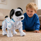 RC Robot Dog Electronic Stunt Pet Interactive Touch Programmable Smart Walking Dancing Kids Birthday Gift for Kids Boys Girls