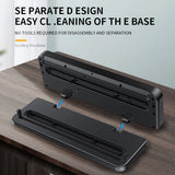 65Kpa Food Vacuum Sealer Machine with 20 Free Bags, Stainless Steel 6-in-1 Sealing, Dry/Wet Mode for Food Storage, Grey