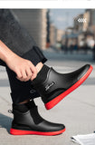 Couples Short Rain Shoes Fashion Light Waterproof Shoes Non-Slip Sports Korean Rain Boots