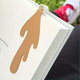 Creative Coffee Cup Bookmark, PU Leather Fun Reading Gift for Book Lovers & Coffee Enthusiasts
