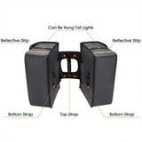 WEST BIKING Bicycle Bag 36L Multifunctional Saddle Bag Waterproof MTB Bike Rack Bag Travel 2 In 1 Big Capacity Bicycle Rear Bag