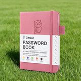 Password Book with Alphabetical tabs. Hardcover Password Keeper Notebook for Seniors, Internet Password Logbook Journal, Address
