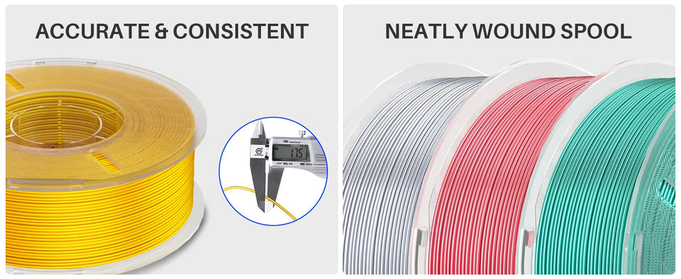 ELEGOO 5/10KG Silk Filament PLA 1.75mm 3D Printer Filament for FDM 3D Printers Elegoo PLA for Elegoo Centauri Carbon