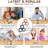 3Pcs Magnetic Rings Fidget Toy Set Adult Fidget Magnets Spinner Rings Fidget Pack Great Gift for Adults Teens Kids