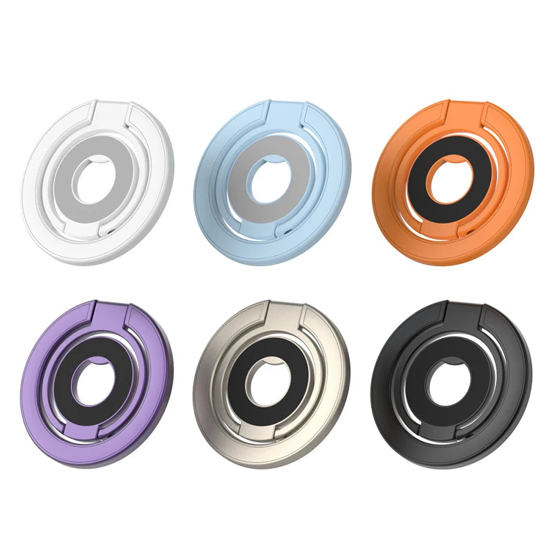 2025 New Double Sided Magnetic Phone Stand for Magsafe Strong Magnet Folding Holder Desktop Bracket for iPhone 17 16 15 Pro/Plus