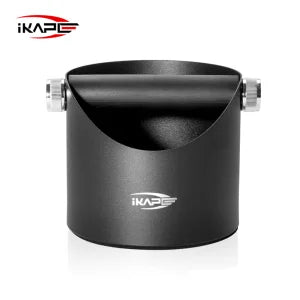 IKAPE Espresso Knock Box , Premium Coffee Knock Box, Space-Saving Coffee Dump Bin, Non-Slip Base for Barista