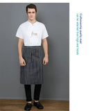 Chef Apron Special Kitchen Mens Hotel Restaurant Restaurant Back Kitchen Half-length Short Apron Household Cleaning