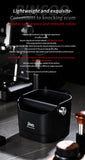Bincoo 0.8L Coffee Knock Box Espresso Grounds Container Anti Slip Espresso Dump Bin Grind Beveled Barista Goods Cafe Accessories