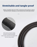 3M Type C Mechanical Keyboard Coiled Cable USB Keyboard Wire Mechanical Keyboard Aviator Desktop Computer Aviation Connector