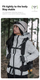 Qunature Backpack Lightweight Mountaineering Hiking Backpack Outdoor Sport 30+5L Breathable Wear-resistant Waterproof Bag