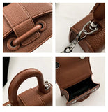 Women Mini Handbag Korean Style Chic Solid Texture Chain Crossbody Bag Ladies Summer High-Grade New Lipstick Commuter Bags