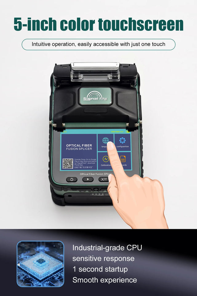 Signalfire AI-9 AI-5 Pro AI-6C+ AI-6A+ AI-20 AI-30 Multi-language Fiber Optic Splicing Machine Optical Fiber Fusion Splicer
