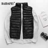 Plus Size 5xl 6xl 7xl Men's Lightweight Water-Resistant Packable Puffer Vest 2024 New Arrivals